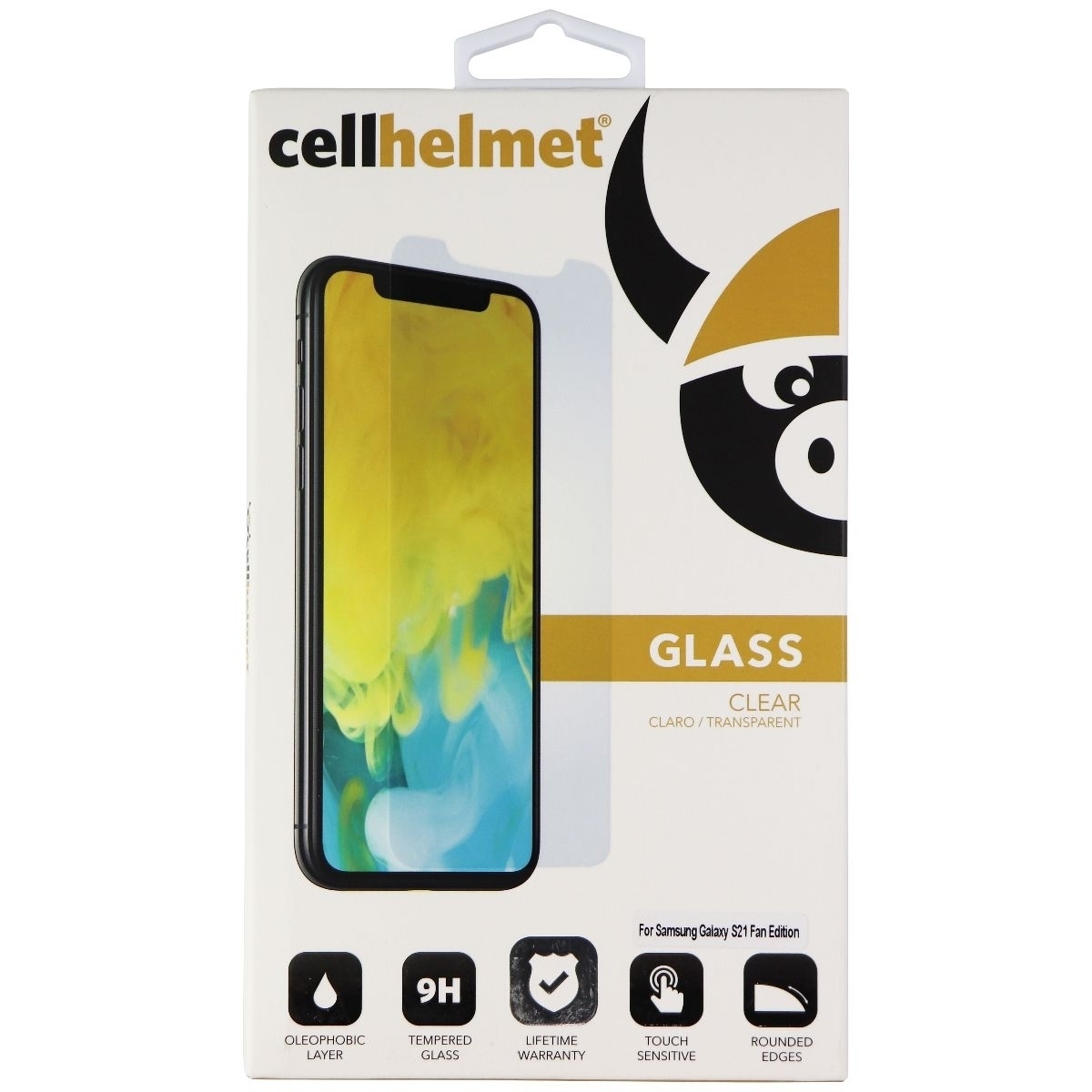 Cellhelmet Clear Glass Screen Protector For Samsung Galaxy S21 (Fan Edition)