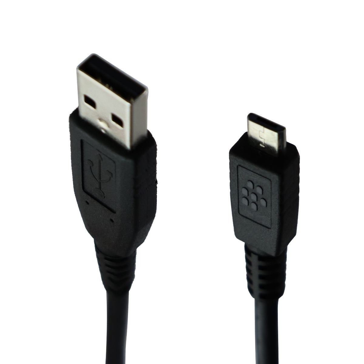 BlackBerry (1.2m/4-Ft) Micro-USB To USB Charge/Sync Cable Black (HDW-62449-002)