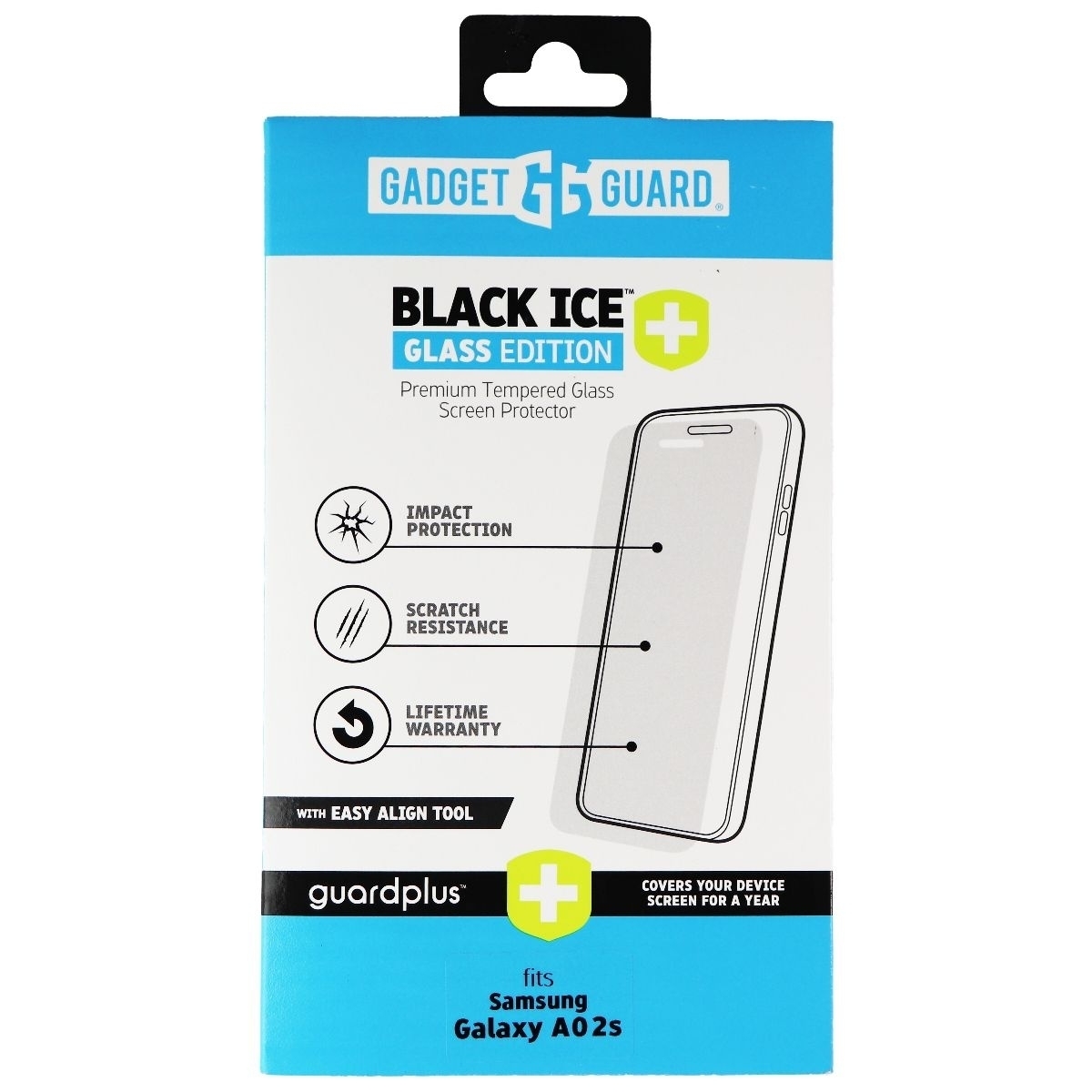 Gadget Guard Black Ice+ (Plus) Glass Edition For Samsung Galaxy A02s - Clear