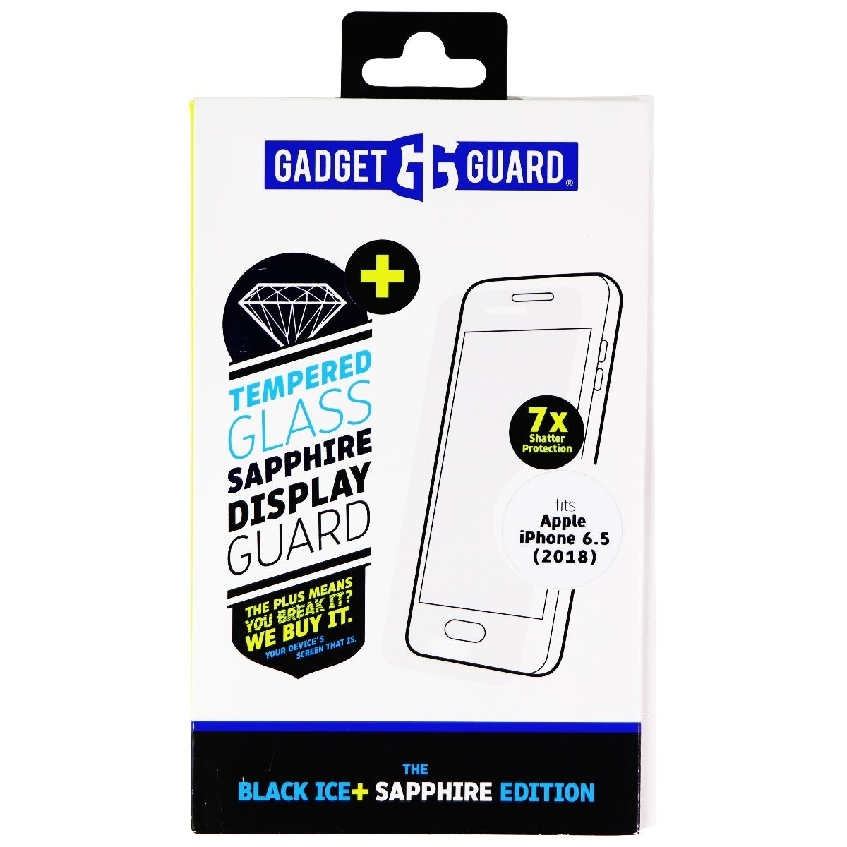 Gadget Guard (Black Ice+) Sapphire Glass For Apple IPhone Xs Max - Clear