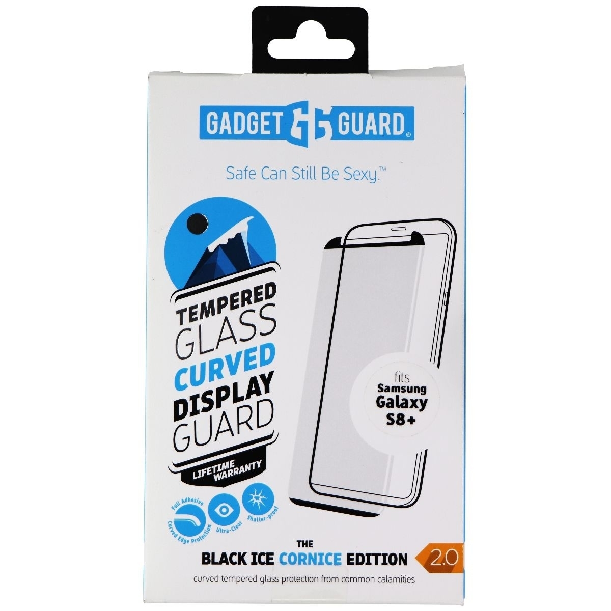 Gadget Guard Black Ice Cornice 2.0 Screen Protector For Samsung Galaxy (S8+)