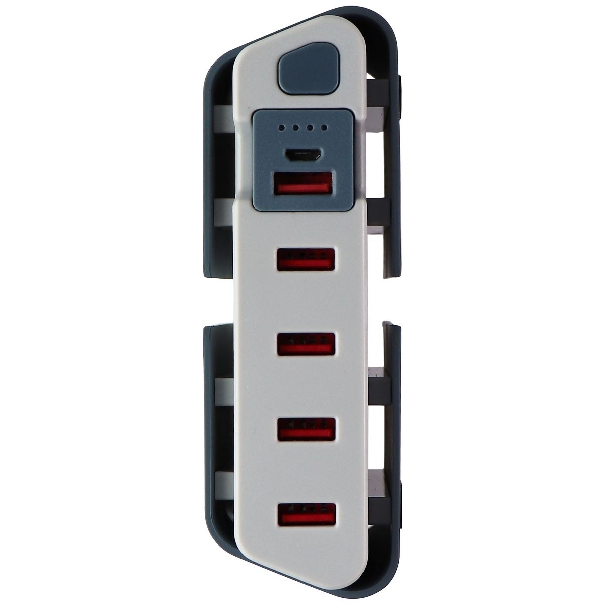 TYLT Energi Desktop Charging Station With 4 USB Ports + Portable Battery - Gray
