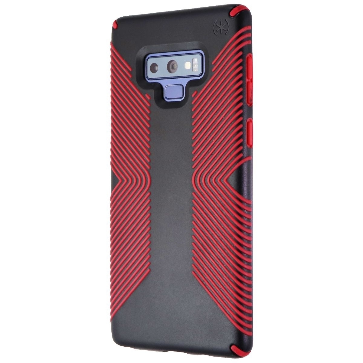 Speck Presidio Grip Series Case For Samsung Galaxy Note 9 - Black/Dark Poppy Red
