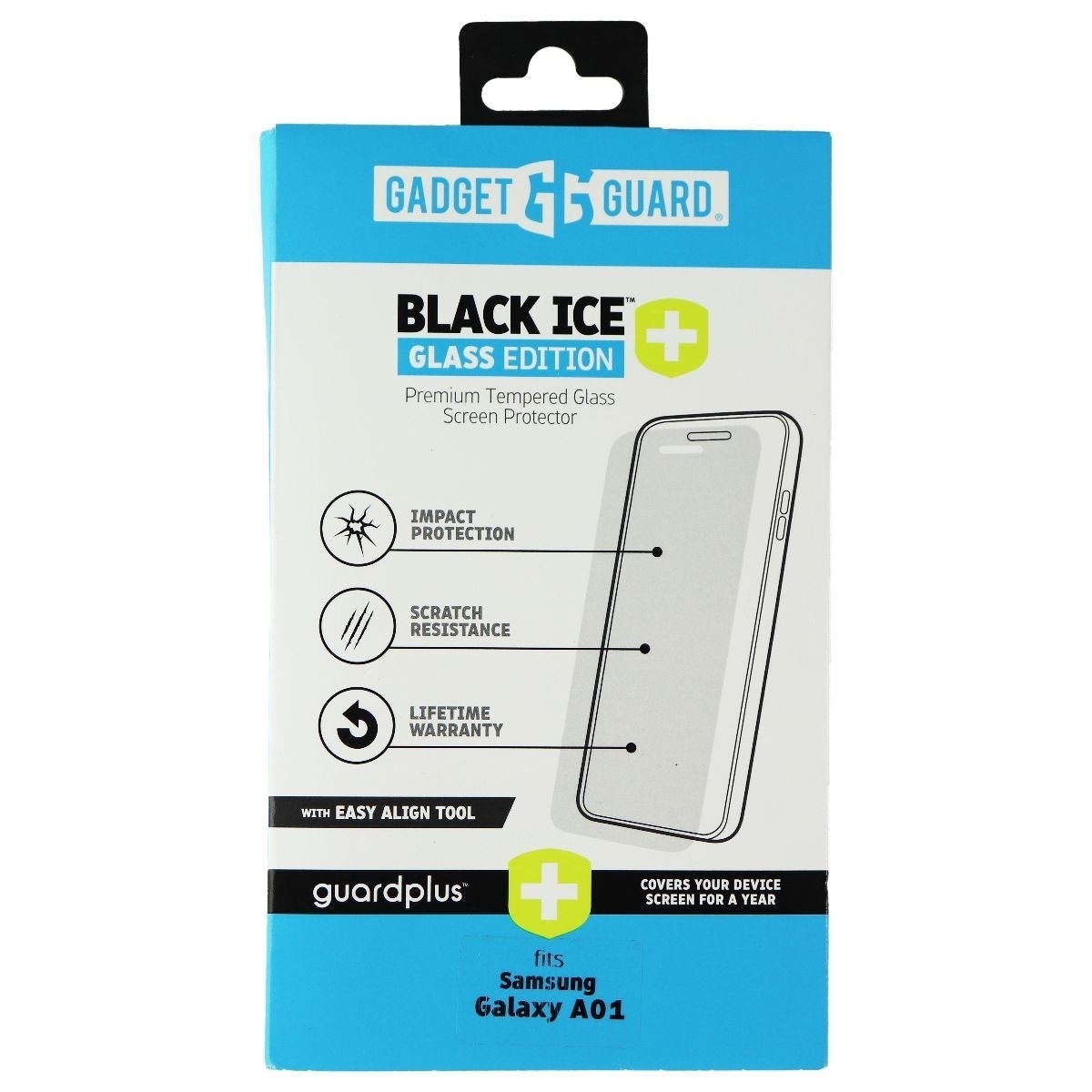 Gadget Guard Black Ice+ (Plus) Glass Edition For Samsung Galaxy A01 - Clear