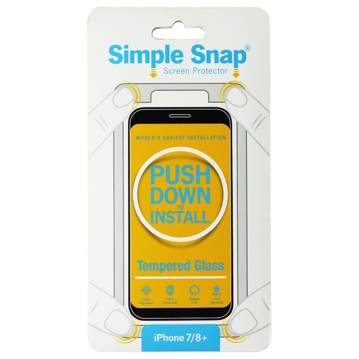 Simple Snap Screen Protector For IP8+/7+ - Clear
