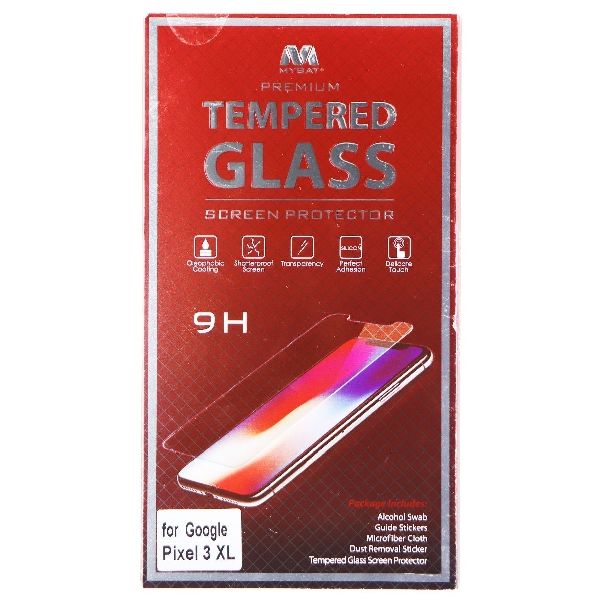 MYBAT - Premium Tempered Glass For Google Pixel 3 XL