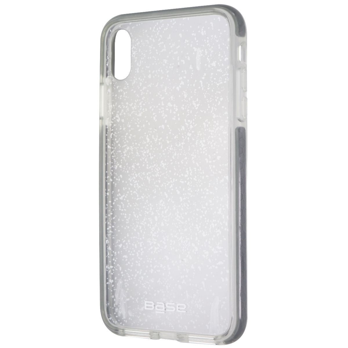 Base Border Line Series Case For Apple IPhone Xs Max - Clear/Gray Specks