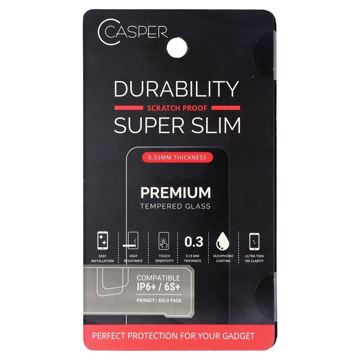 Casper Premium Tempered Glass Clear IPhone 6/6s Plus