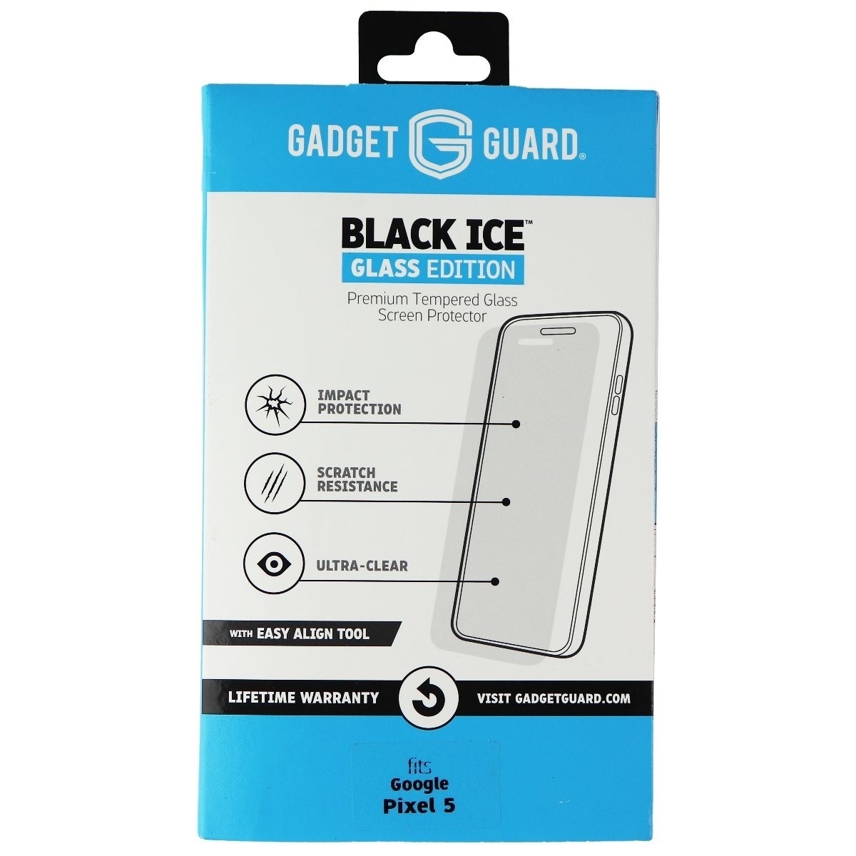 Gadget Guard Black Ice Glass Edition Screen Protector For Google Pixel 5
