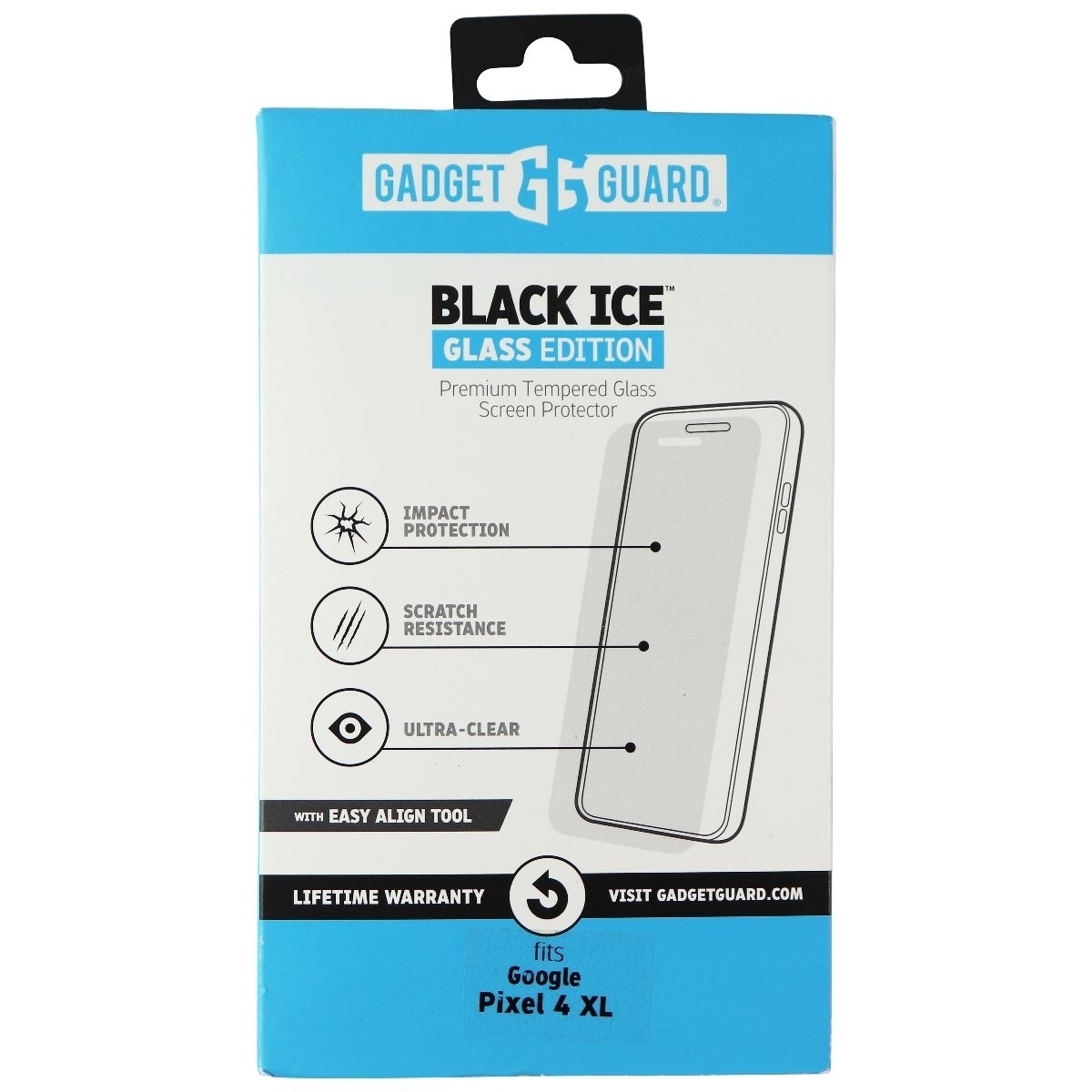 Gadget Guard Black Ice Glass Edition Screen Protector For Google Pixel 4 XL