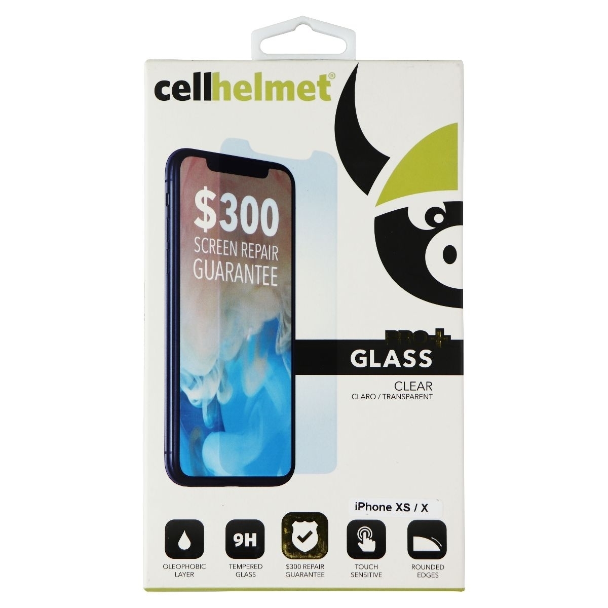 CellHelmet (Pro+) Series Glass For Apple IPhone Xs And IPhone X - Clear