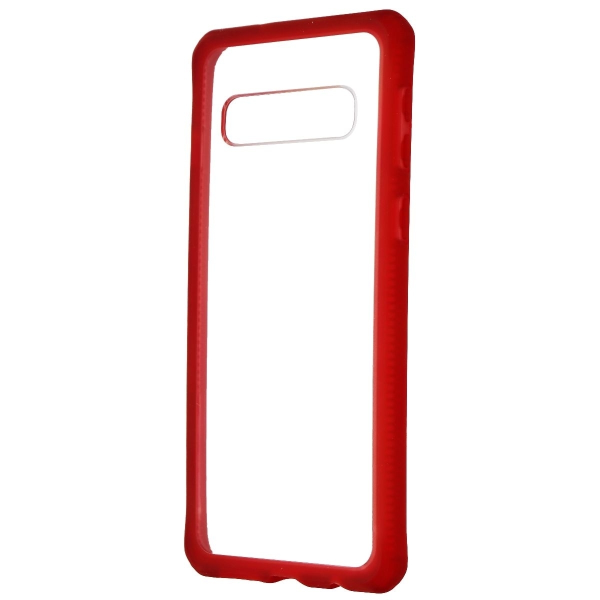 ITSKINS Hybrid Frost Series Case For Samsung Galaxy S10 - Red And Transparent