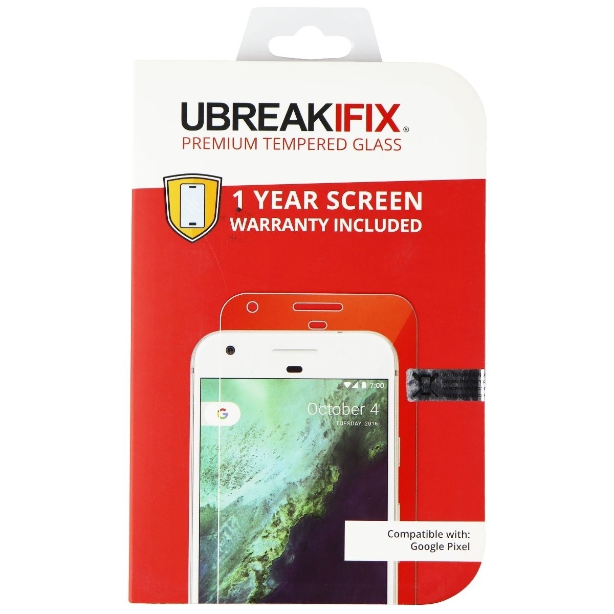 UBREAKIFIX Tempered Glass Screen Protector For Google Pixel - Clear