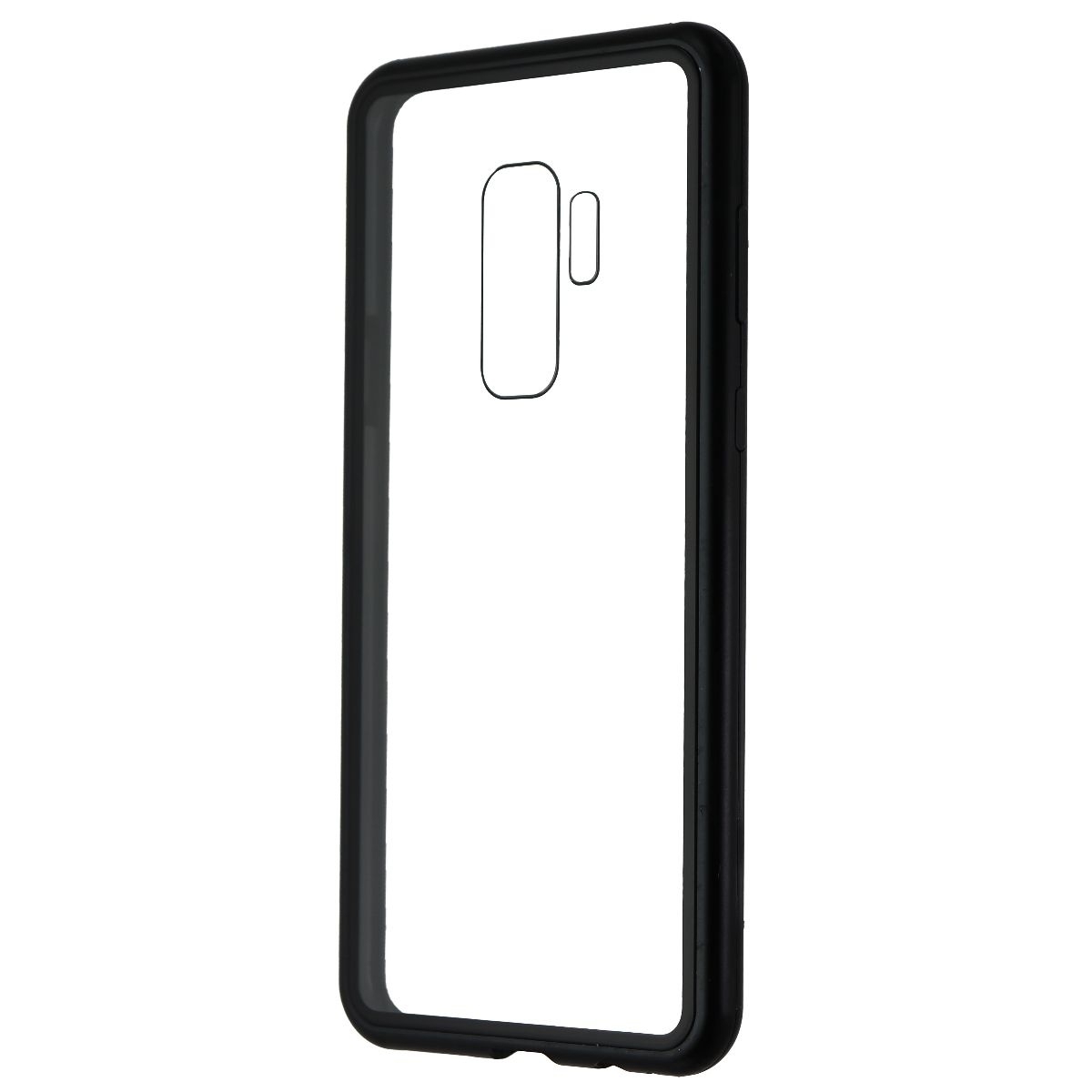 Zore Hybrid Glass Series Case For Samsung Galaxy S9 Plus - Clear/Black