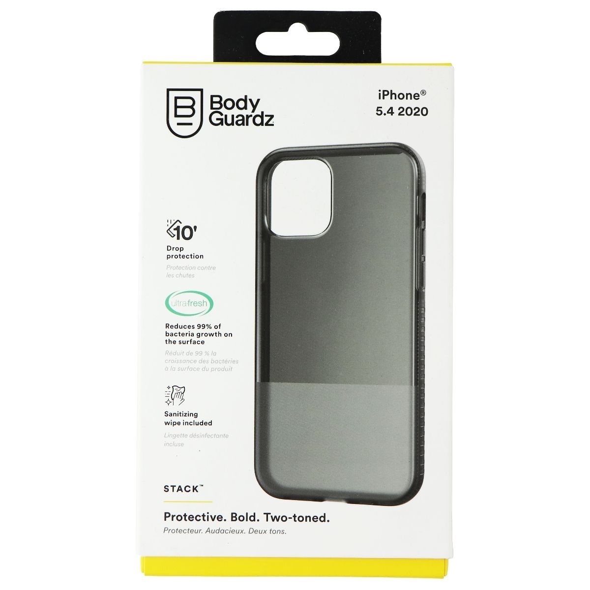 BodyGuardz Stack Series Case For Apple IPhone 12 Mini - Two Tone Smoke
