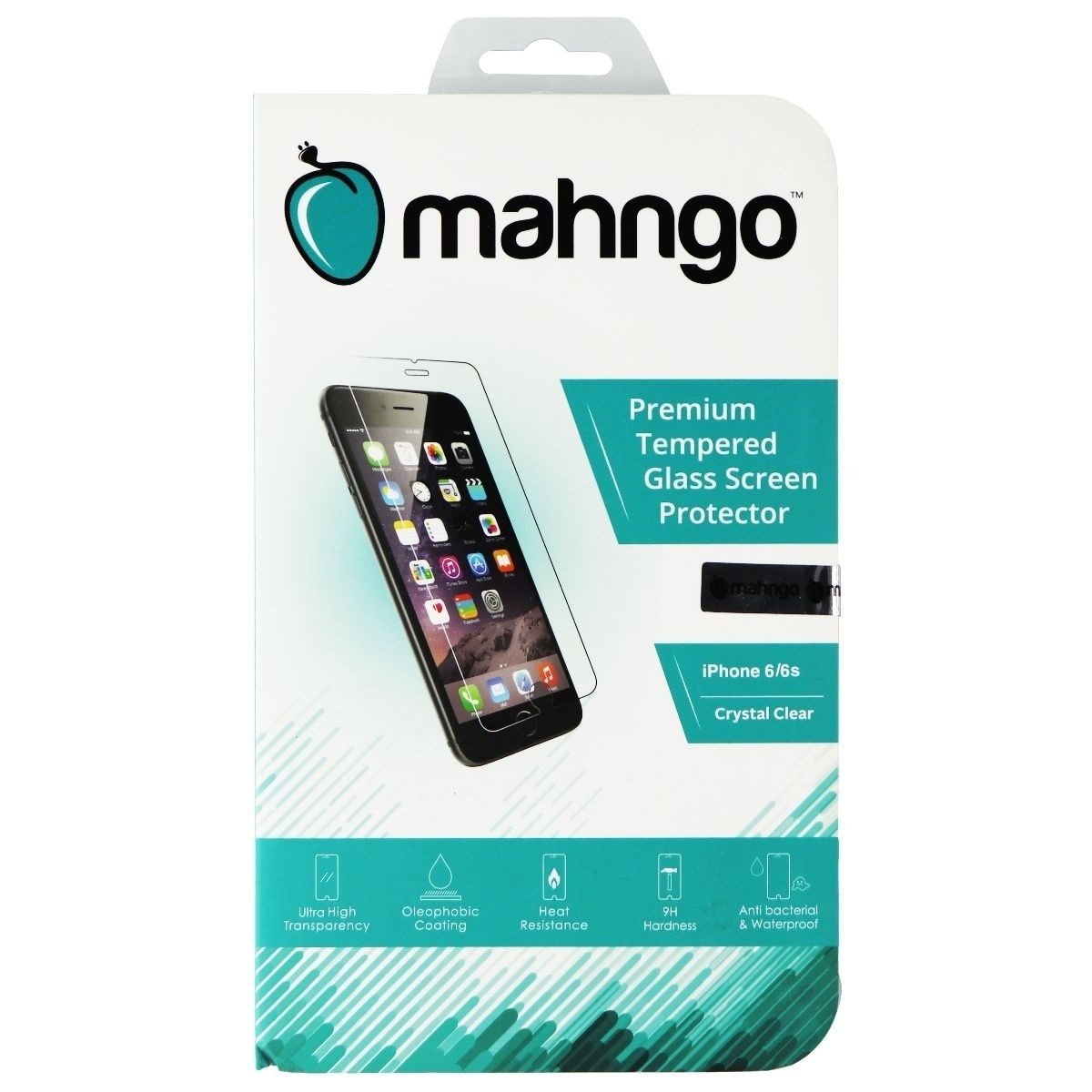 Mahngo Tempered Glass Screen Protector For Apple IPhone 6/6s - Crystal Clear