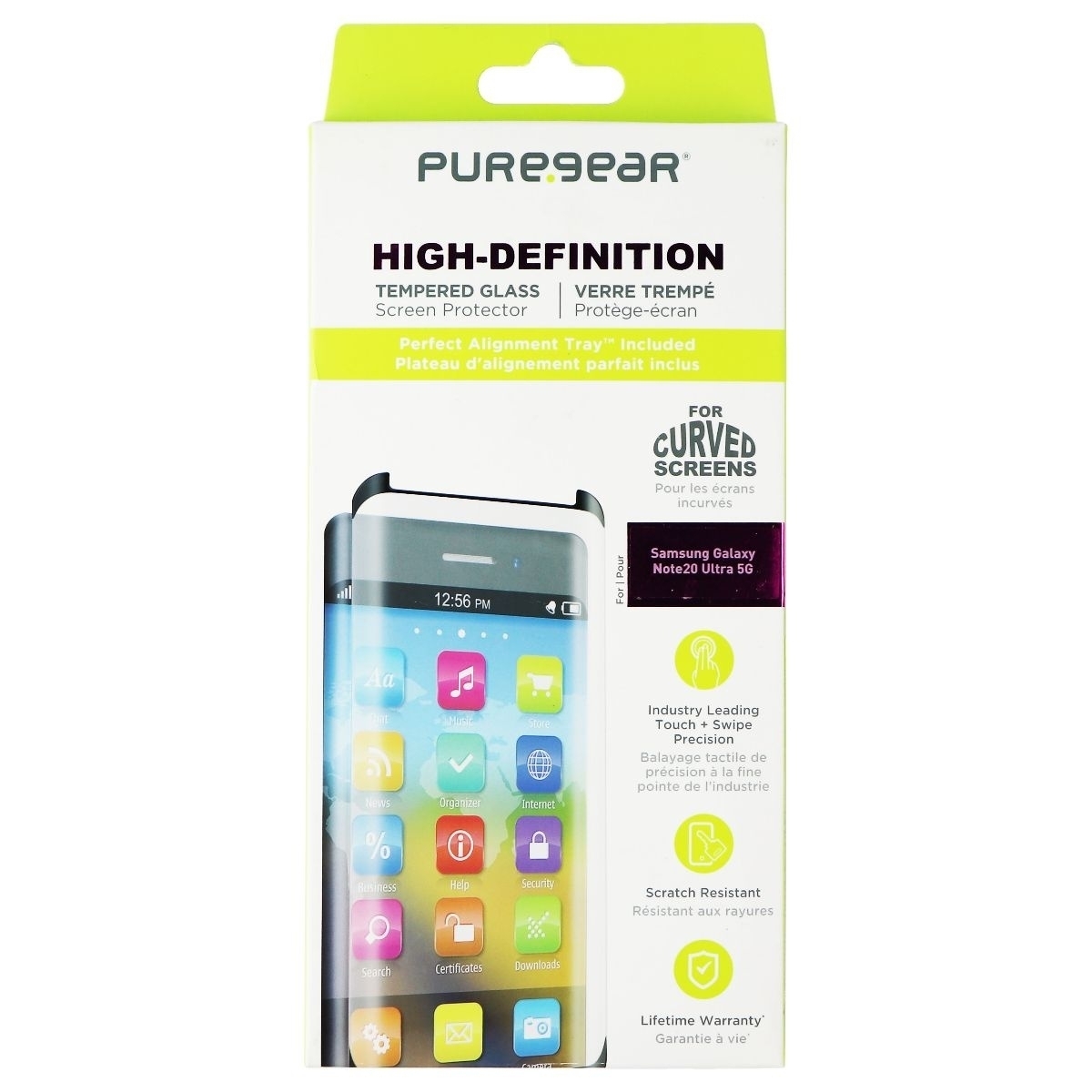 PureGear HD Tempered Glass Screen Protector For Samsung Galaxy Note20 Ultra