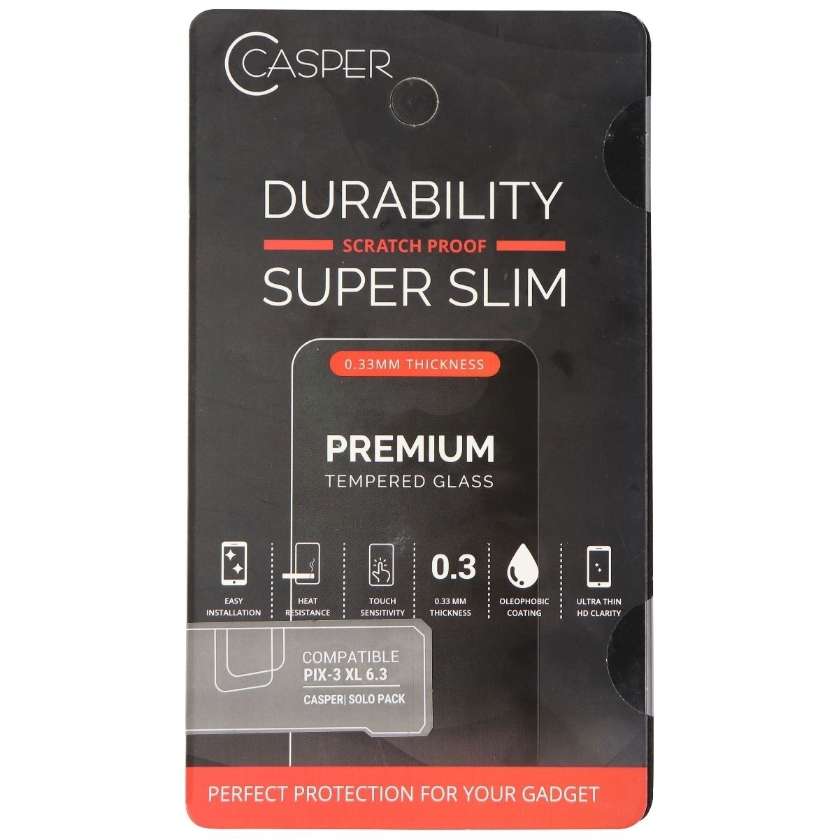 Casper Premium 0.33mm Tempered Glass For Pixel 3 XL - Clear