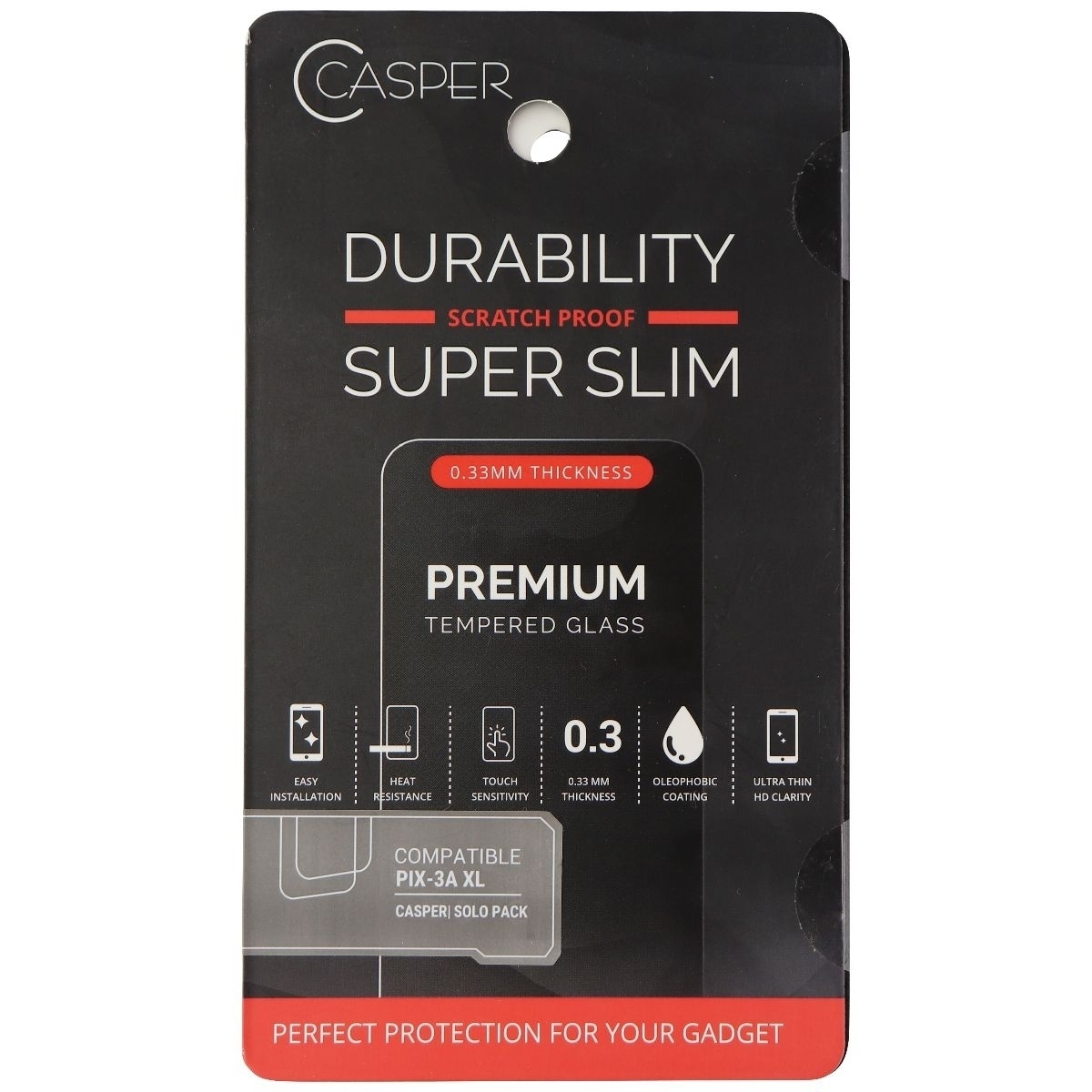 Casper Premium 0.33mm Tempered Glass For Pixel 3A XL - Clear