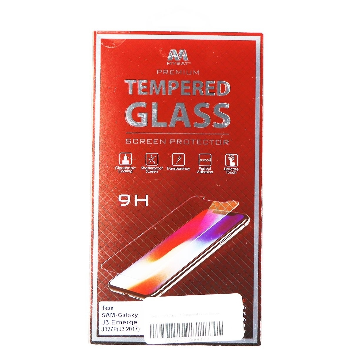 MYBAT Tempered Glass Screen Protector For Samsung J3 Emerge
