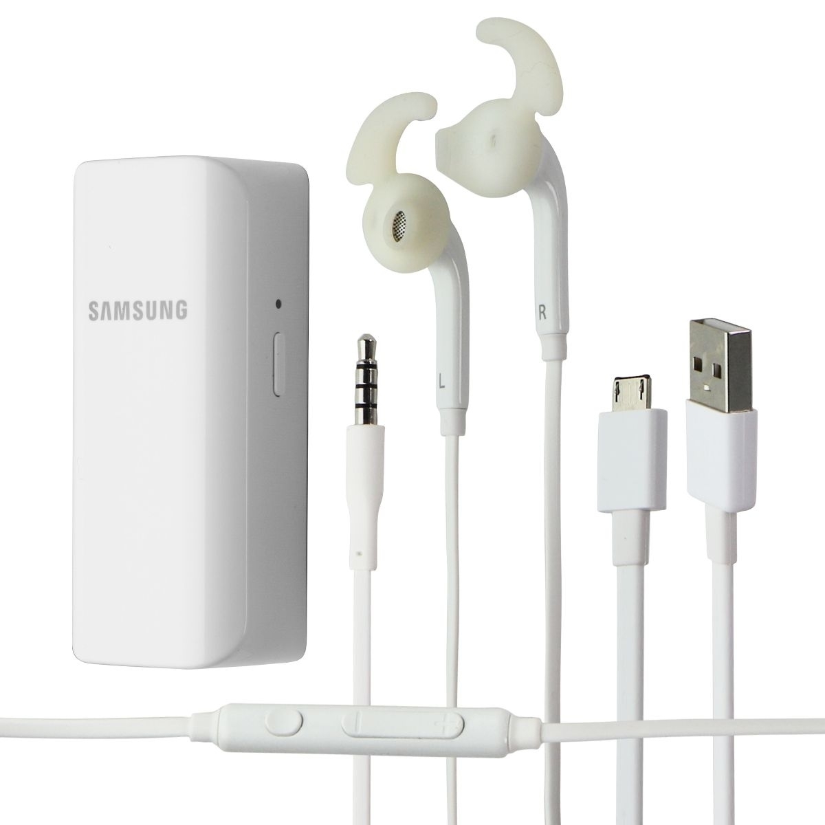 Samsung Power & Play Bundle - Active In-Ear Headset And Battery Pack - White