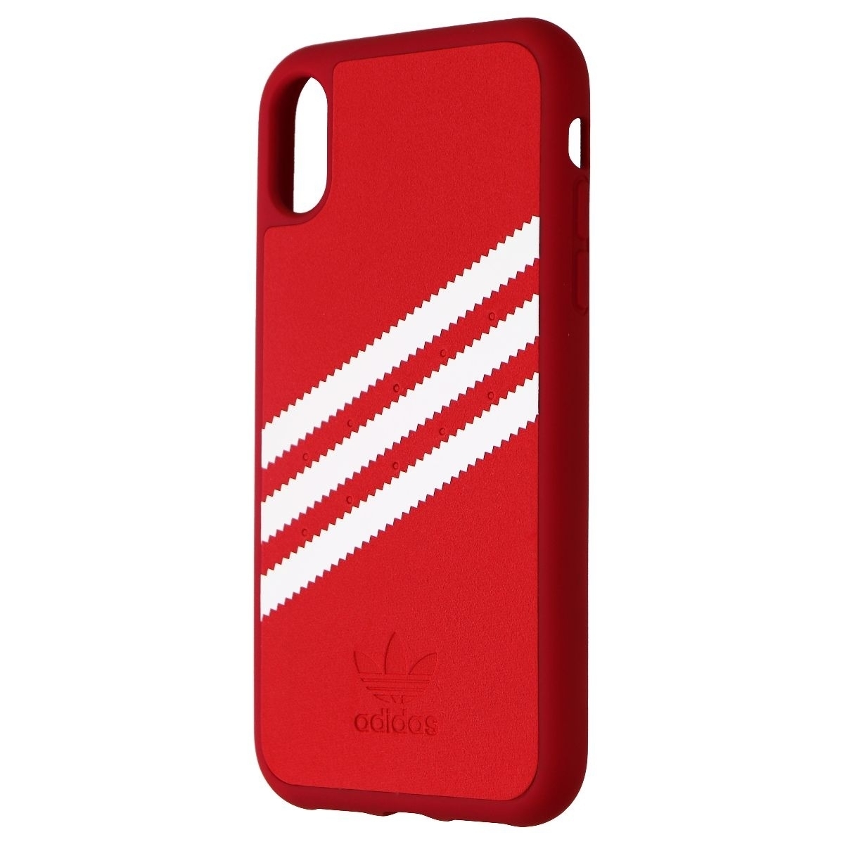 Adidas 3-Strips Snap Case For Apple IPhone XR Smartphones - Red/White Stripe