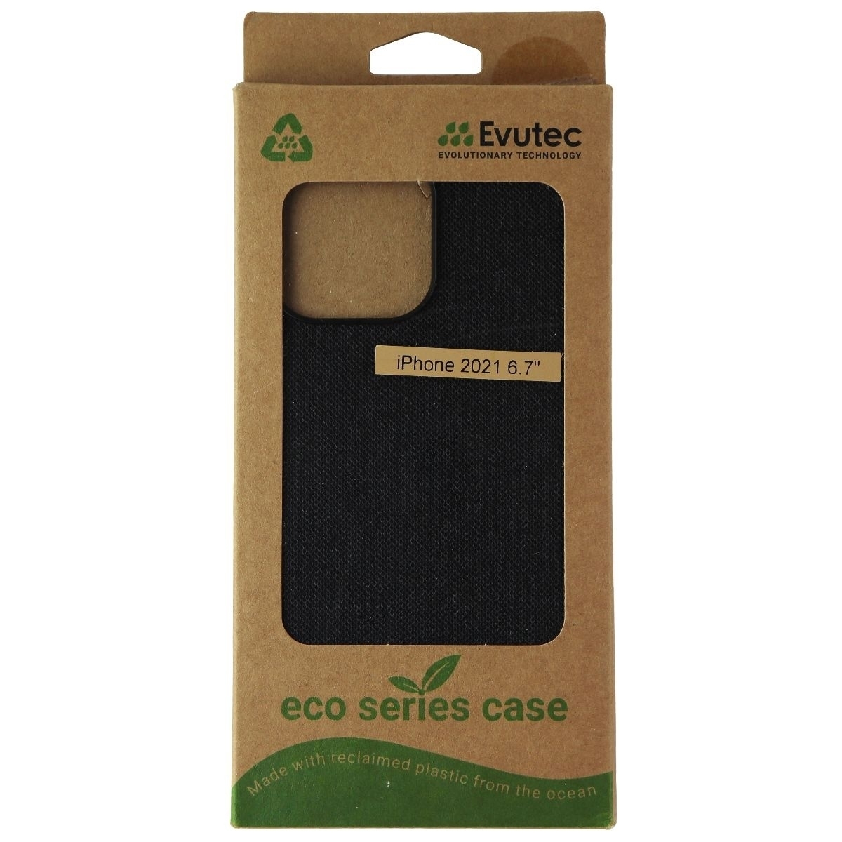Evutec Eco Series Fabric Case For Apple IPhone 13 Pro Max - Black