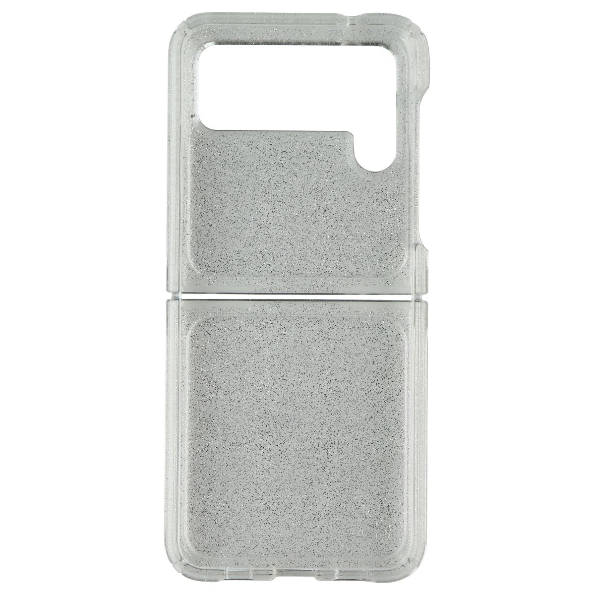 Speck Presidio Perfect-Clear Fold With Glitter Case For Galaxy Z Flip4/Flip 3