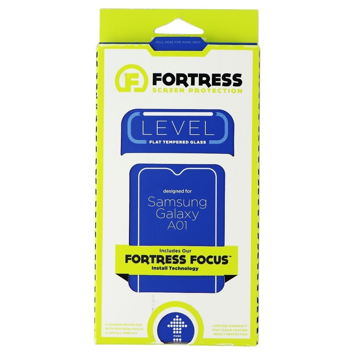 Fortress LEVEL Tempered Glass Screen Protector For Samsung Galaxy A01 - Clear