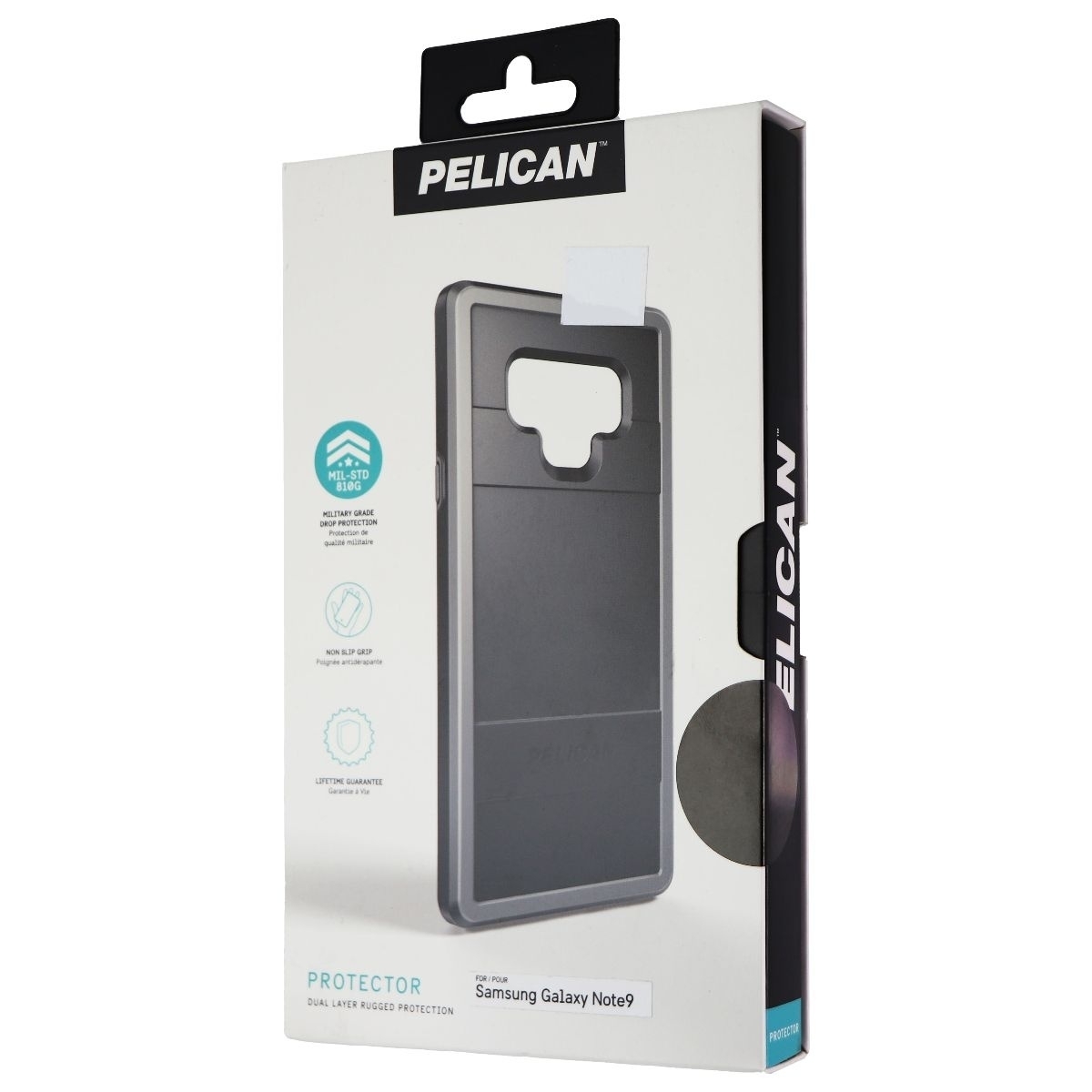 Pelican Protector Series Hard Case For Samsung Galaxy Note9 - Black/ Gray