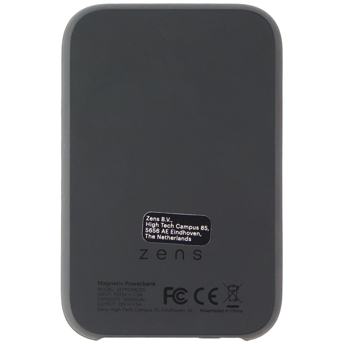 Zens Essential 4,000mAh USB Power Bank With MagSafe - Black