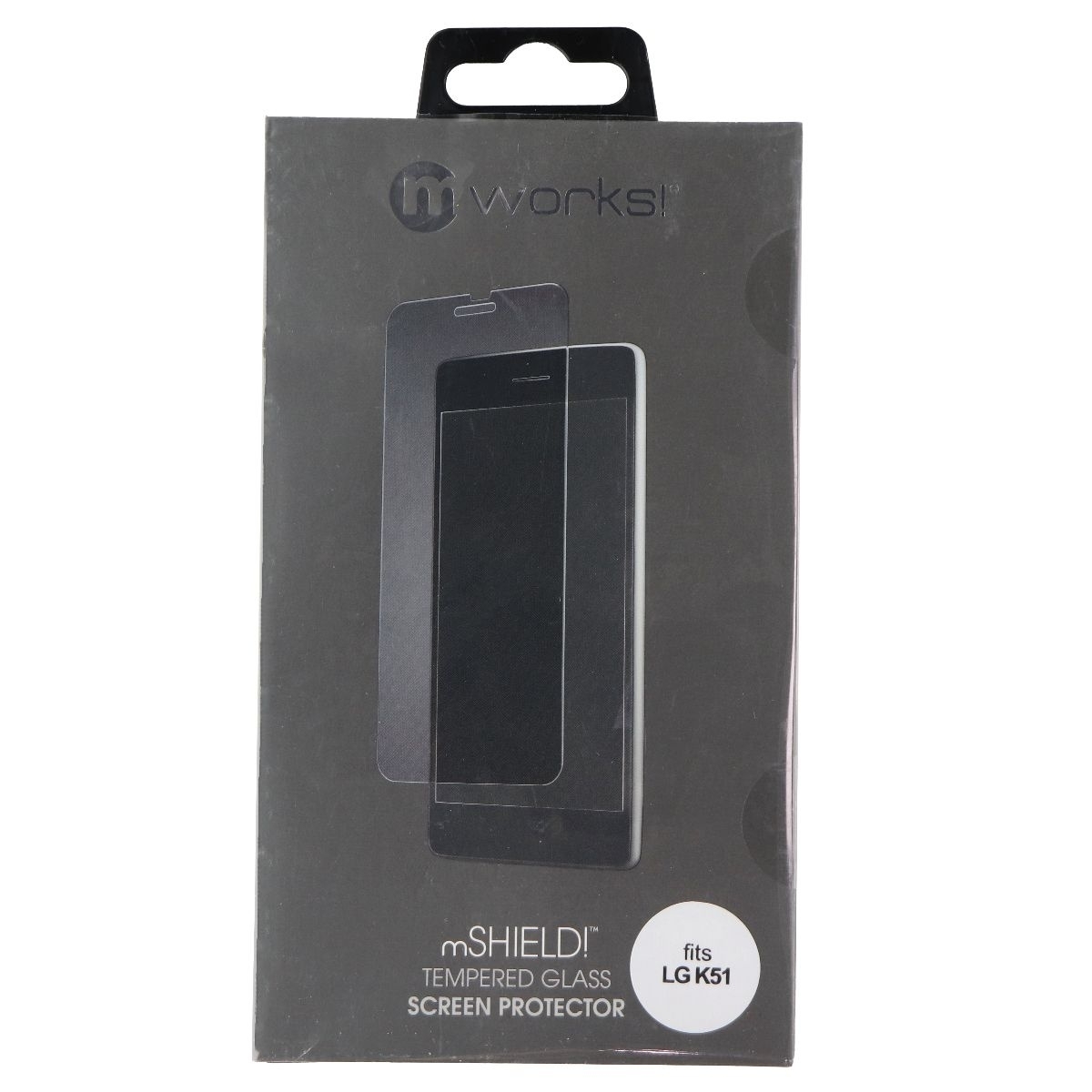 MWorks! MSHIELD! Tempered Glass Screen Protector For LG K51 - Clear