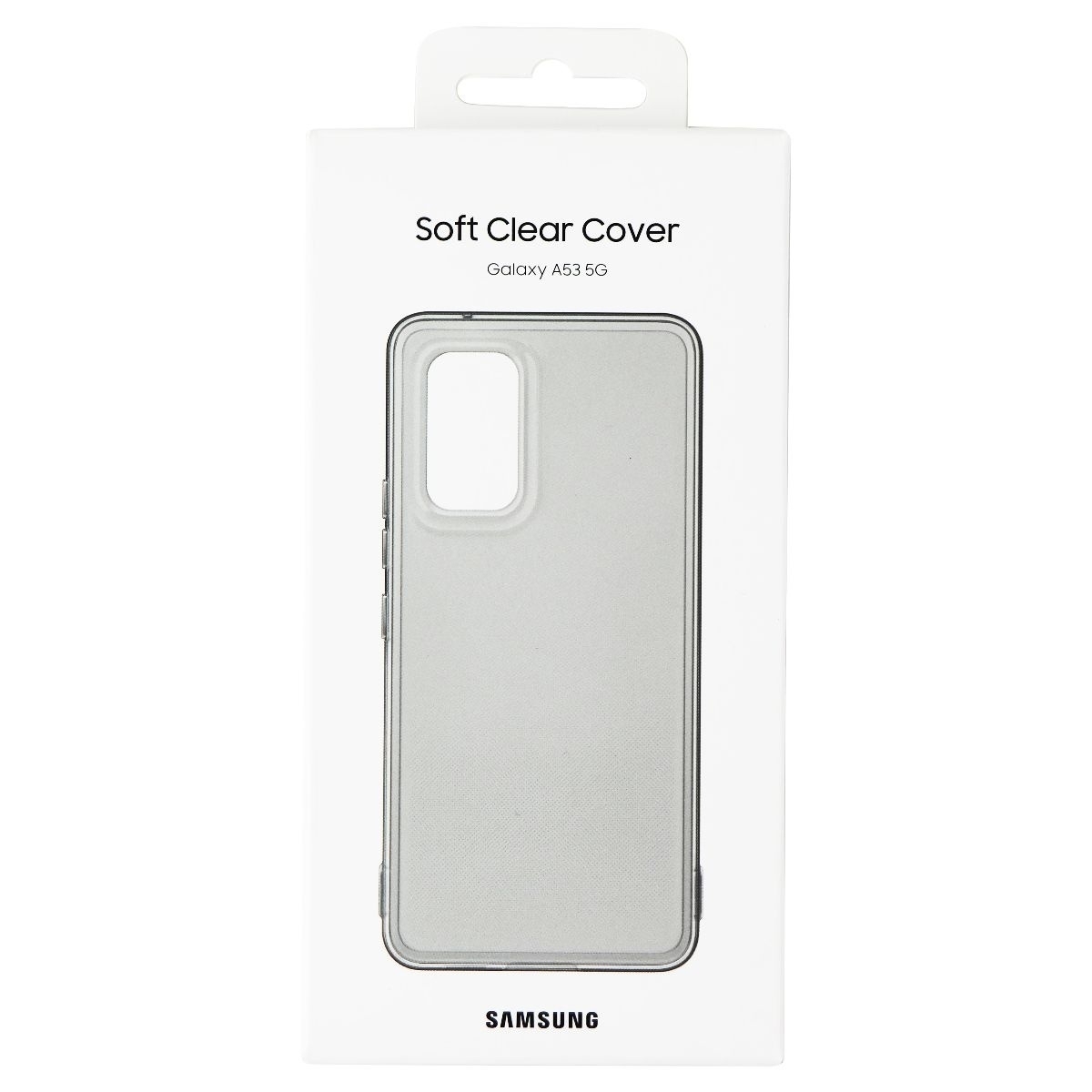 Samsung Official Soft Clear Cover For Samsung Galaxy A53 5G Smartphone - Black