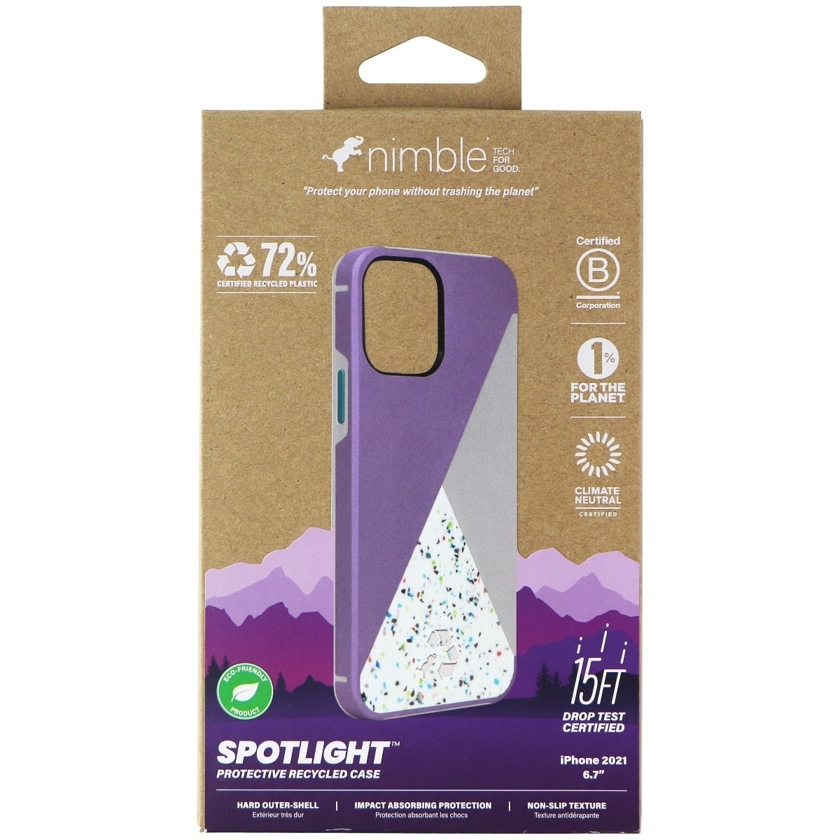Nimble Spotlight Series Case For Apple IPhone 13 Pro Max - Lavender/Teal/Multi