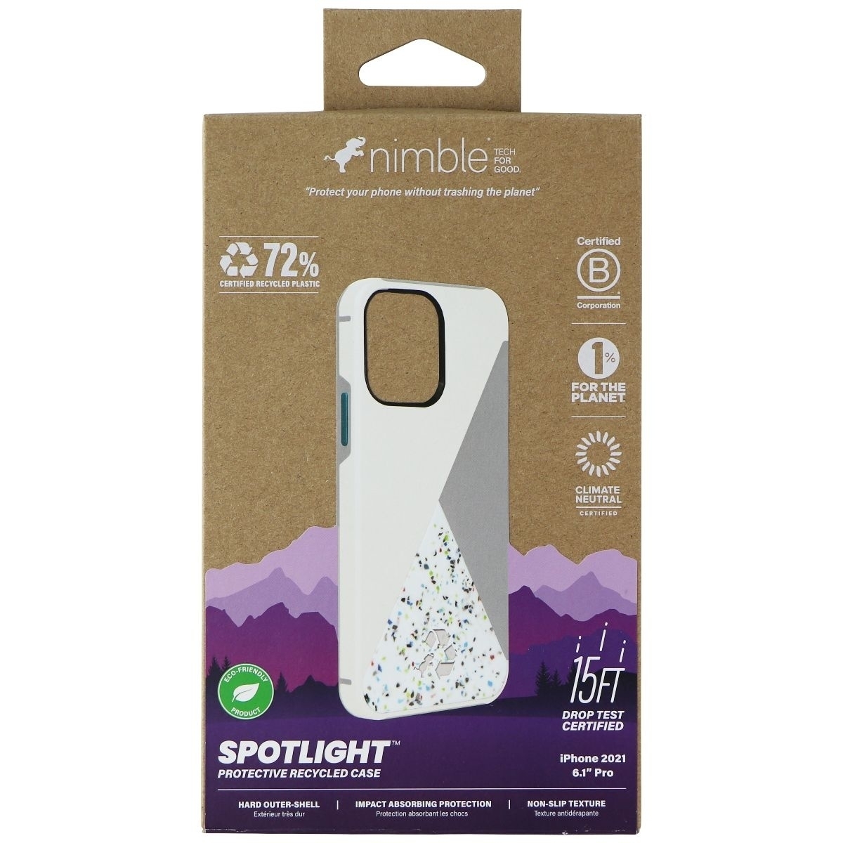 Nimble Spotlight Series Case For IPhone 13 Pro - Stone