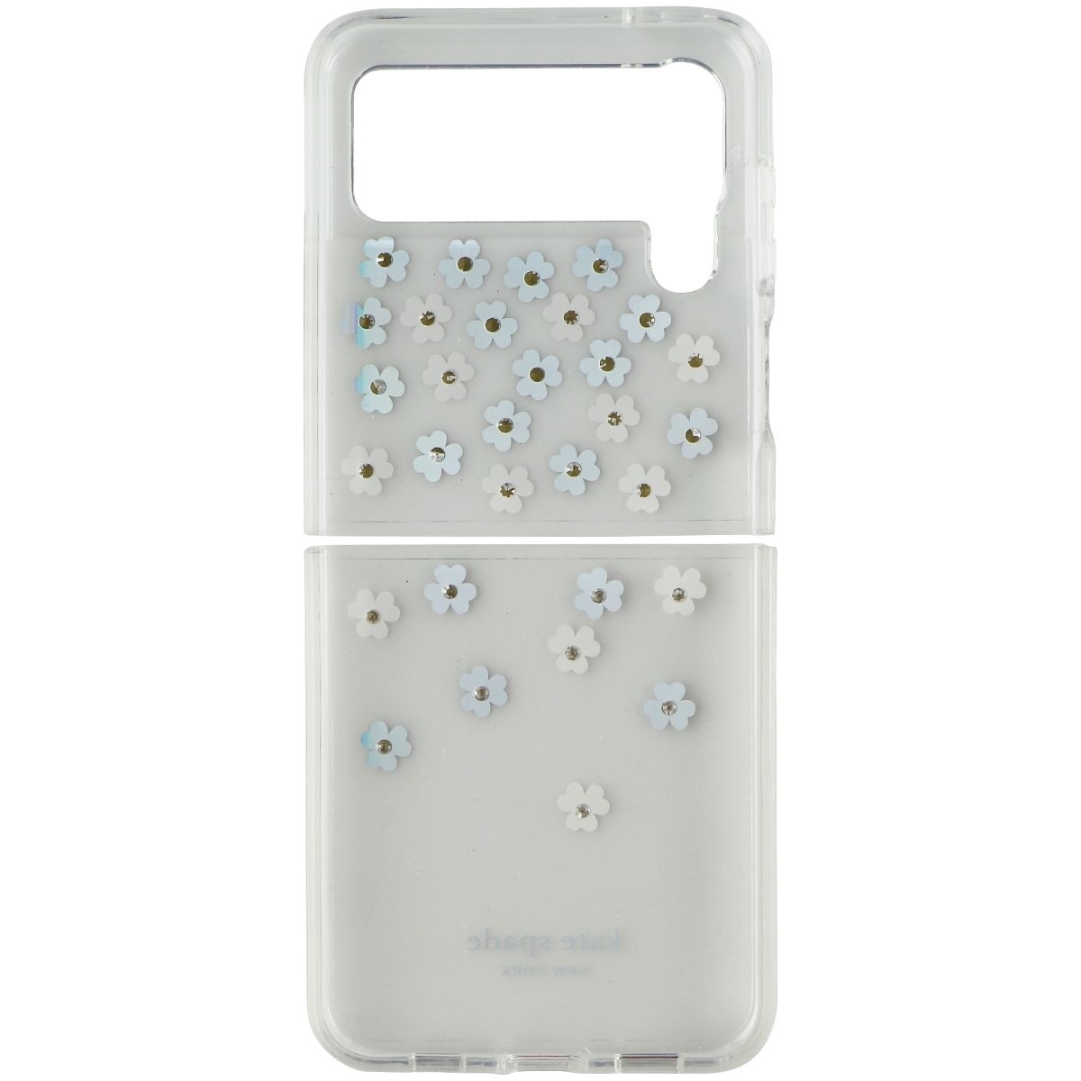 Kate Spade Protective Hardshell Case For Galaxy Z Flip4 - Scattered Flowers
