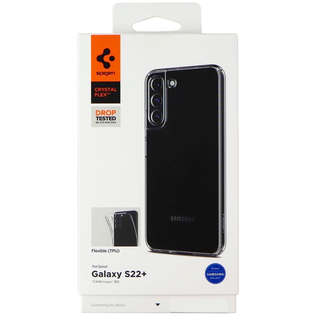 Spigen Crystal Flex Series Case For Samsung Galaxy (S22+) - Clear