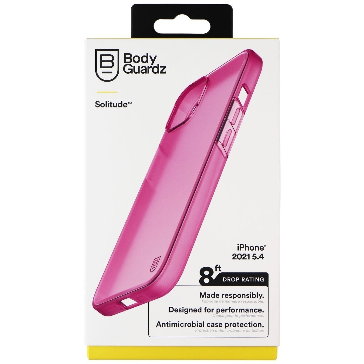 BodyGuardz Solitude Series Case For IPhone 13 Mini - Neon Pink