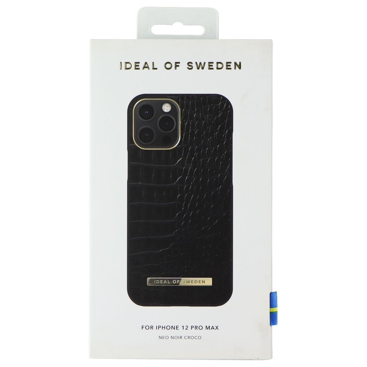 IDeal Of Sweden Neo Noir Croco Case For Apple IPhone 12 Pro Max - Black