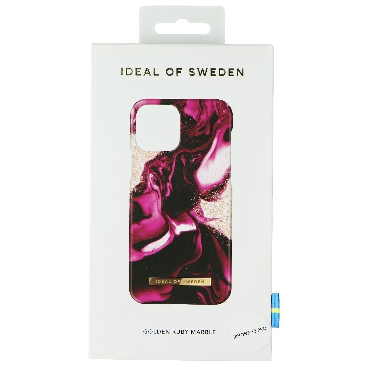 IDeal Of Sweden Printed Case For IPhone 13 Pro - Golden Ruby Marble
