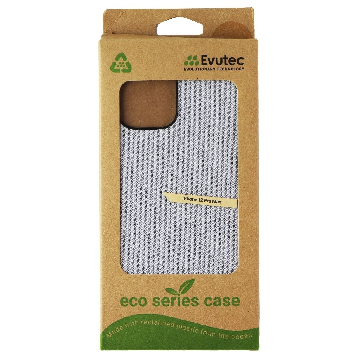 Evutec Rigid Fabric Case For Apple IPhone 12 Pro Max - Gray/Yellow