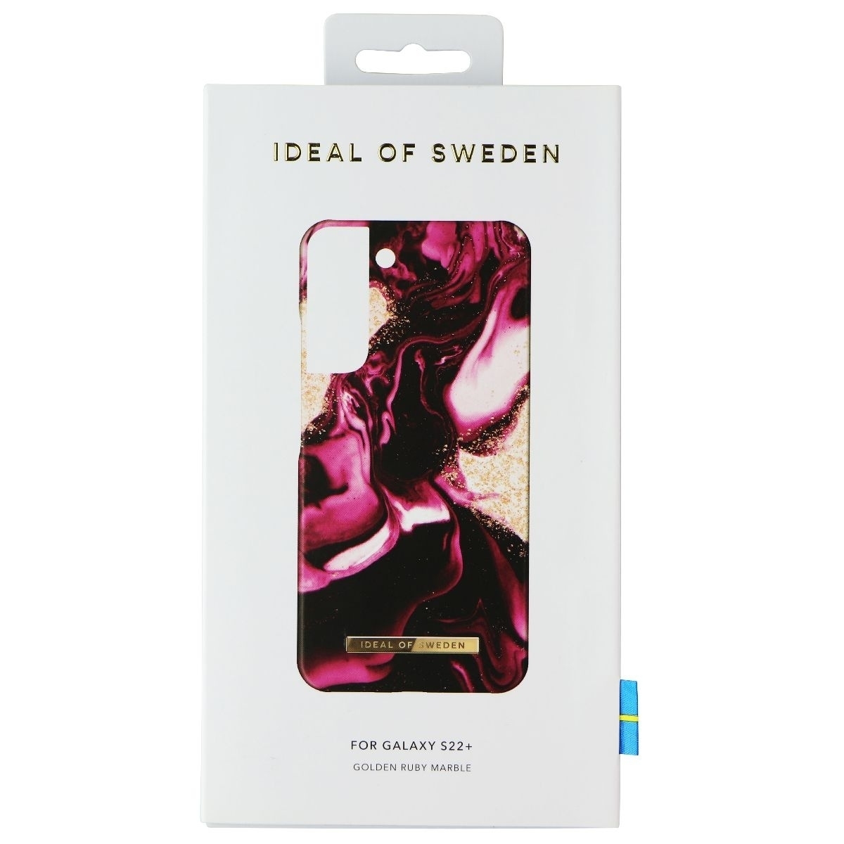 IDeal Of Sweden Hard Case For Samsung Galaxy (S22+) - Golden Ruby Marble