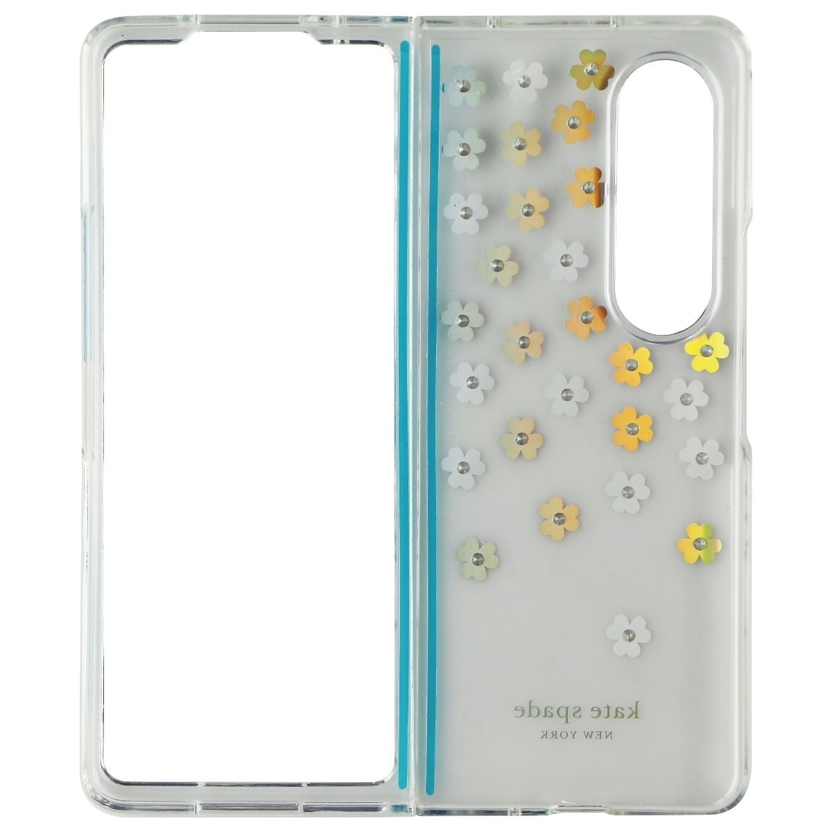Kate Spade Protective Hardshell Case For Galaxy Z Fold4 - Scattered Flowers