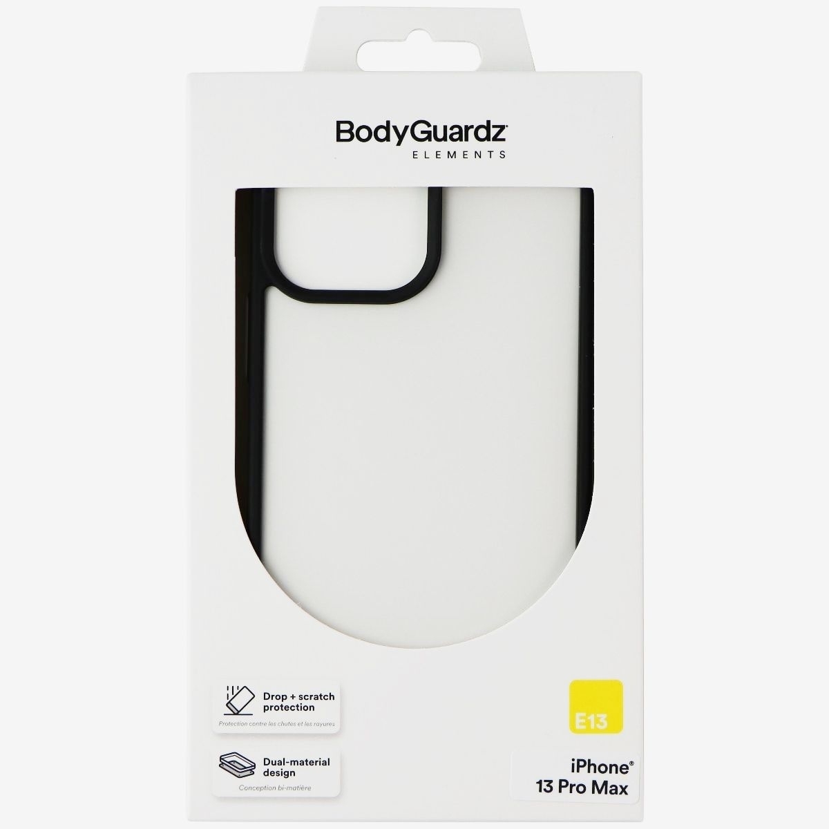BodyGuardz Elements E13 Hard Case For IPhone 13 Pro Max - Black
