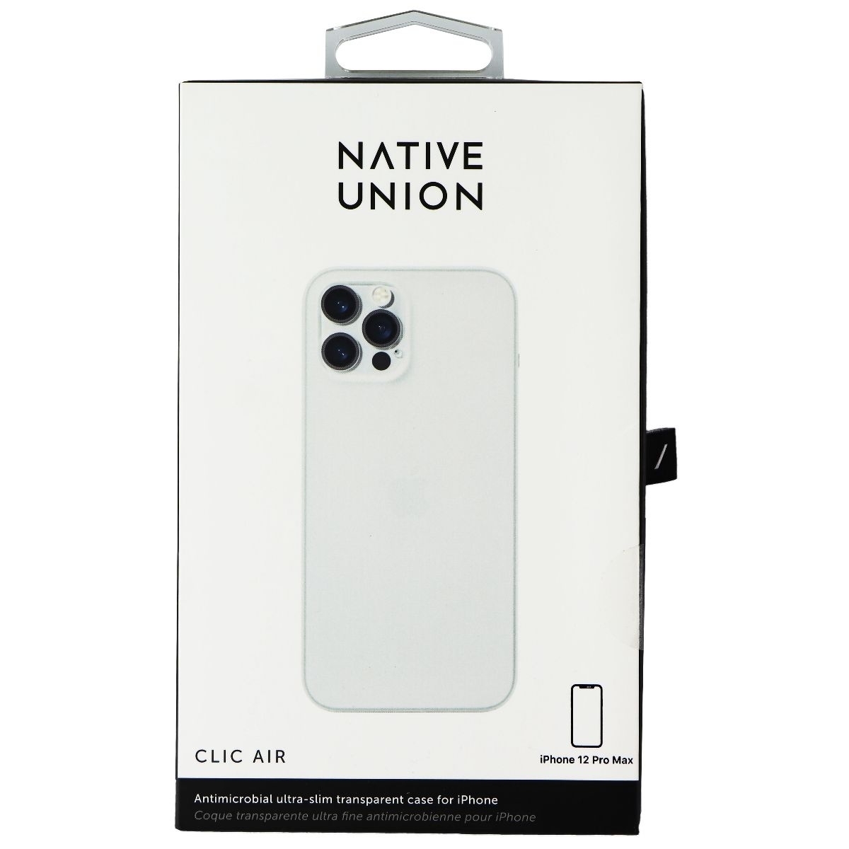 Native Union Clic Air Series Case For IPhone 12 Pro Max - Clear/Frost