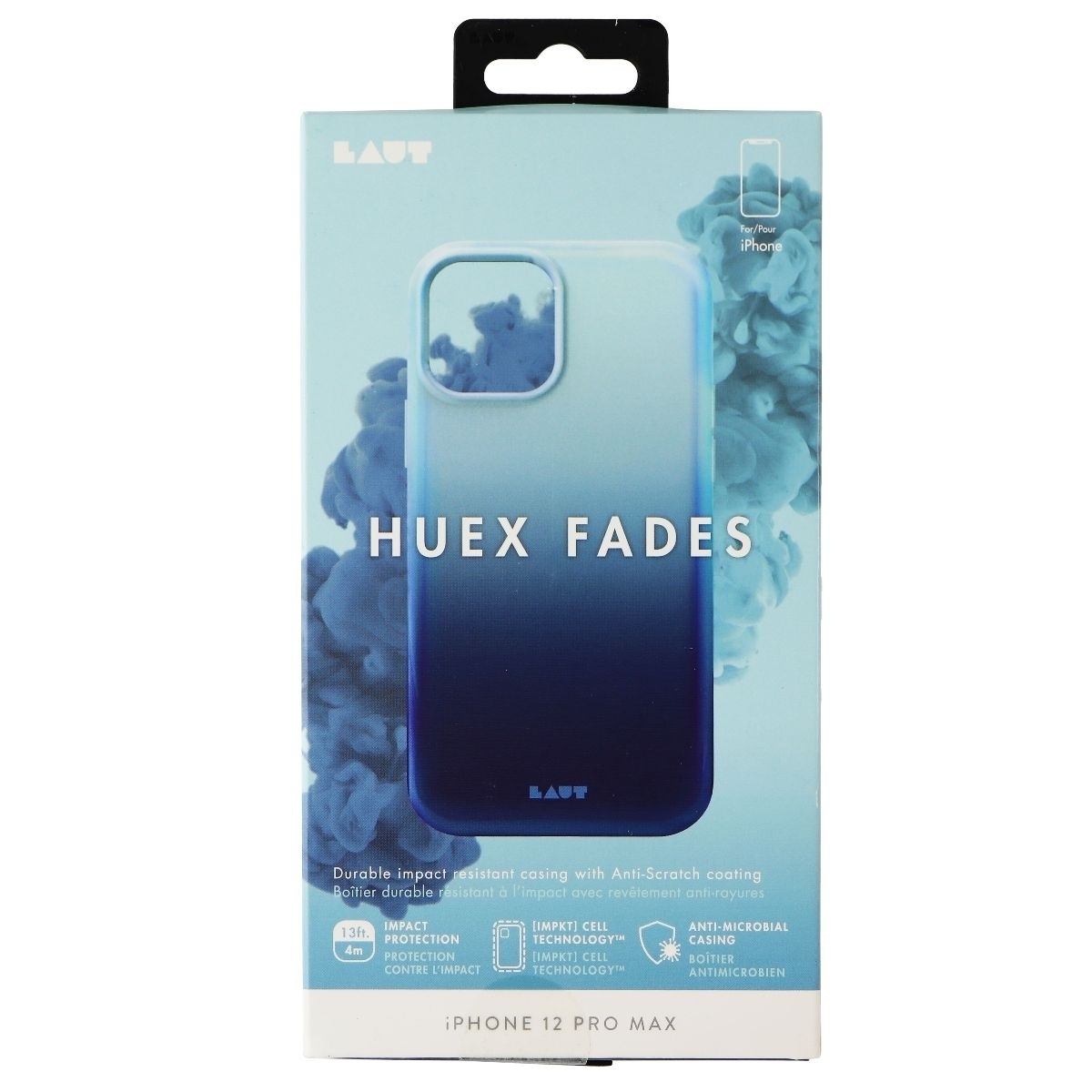 LAUT Huex Fades Impact Case For Apple IPhone 12 Pro Max - Electric Blue