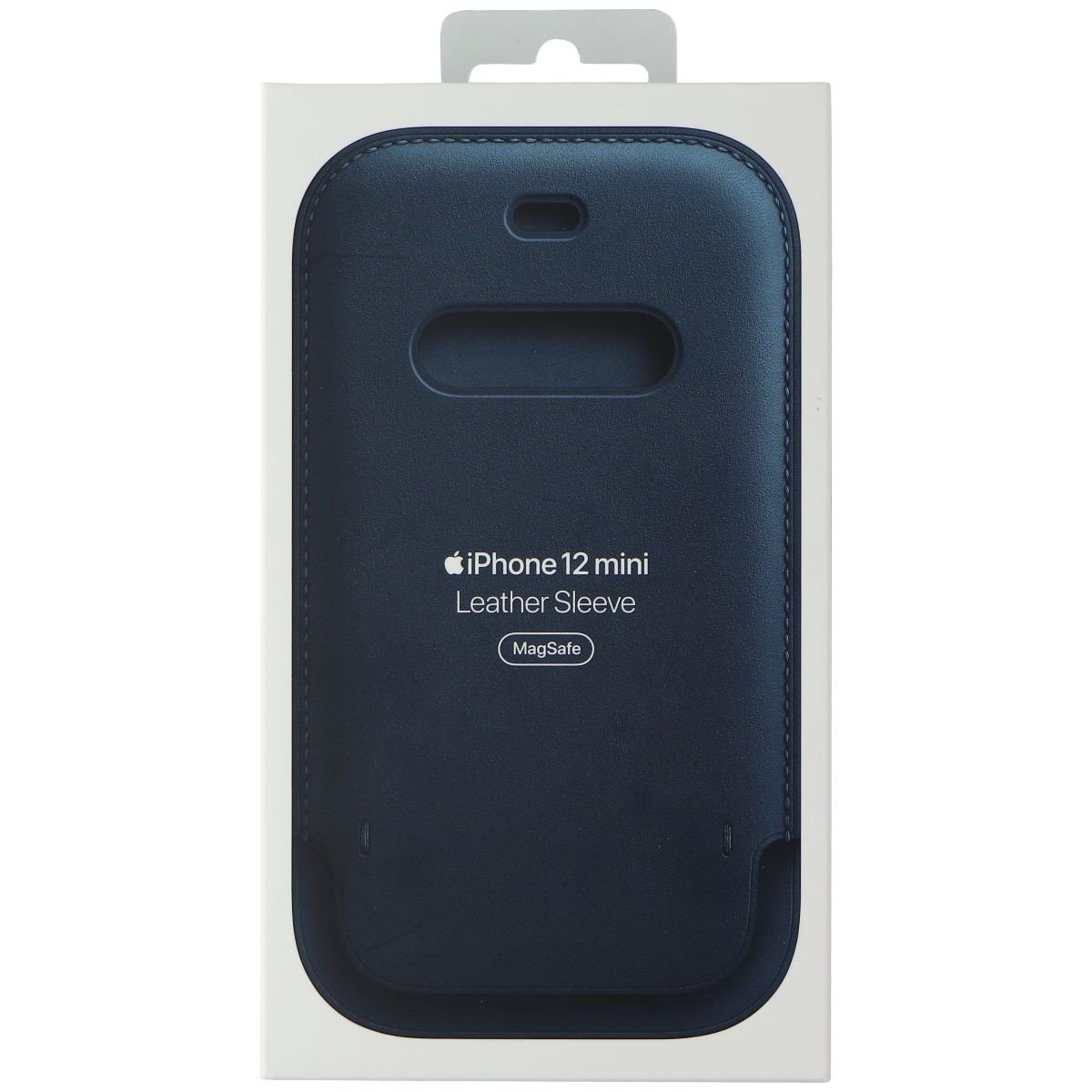 Apple Official Leather Sleeve With MagSafe For IPhone 12 Mini - Baltic Blue