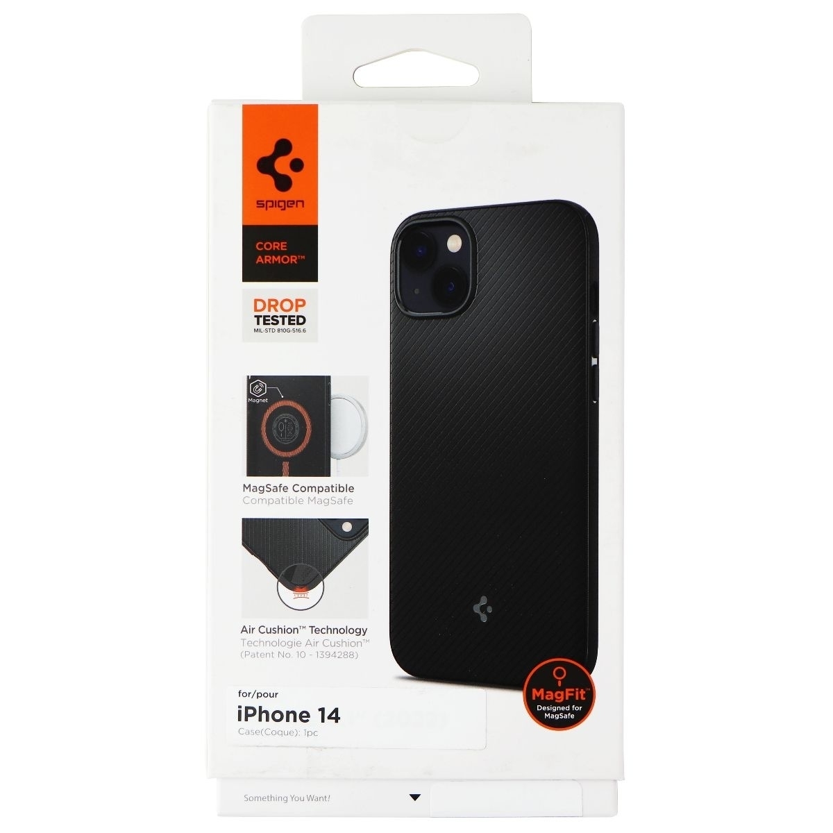 UPC 738516570761 product image for Spigen Core Armor Series Case for Apple iPhone 14 - Black | upcitemdb.com