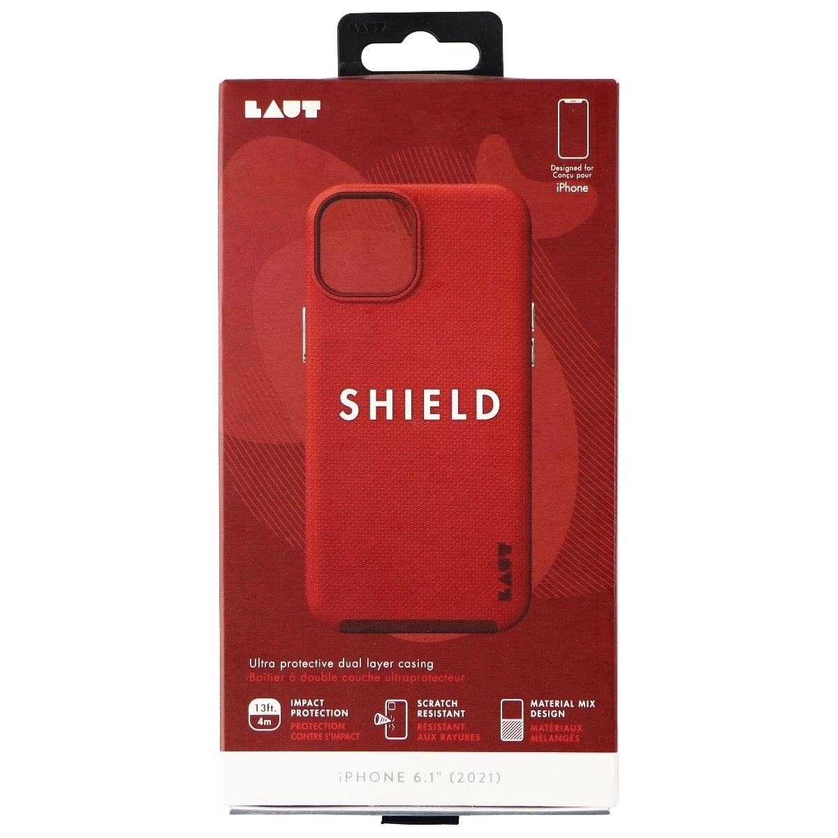 Laut SHIELD Series Case For Apple IPhone 13 - Crimson