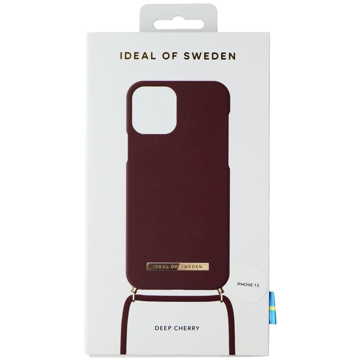 IDeal Of Sweden Ordinary Necklace Case For Apple IPhone 13 - Deep Cherry